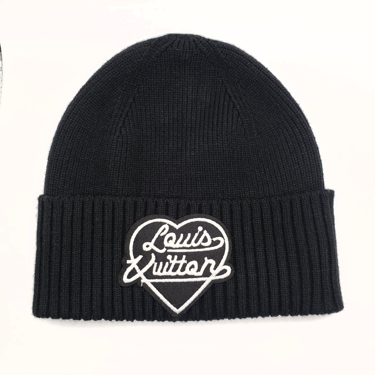 LV PATCH BEANIE - BLACK