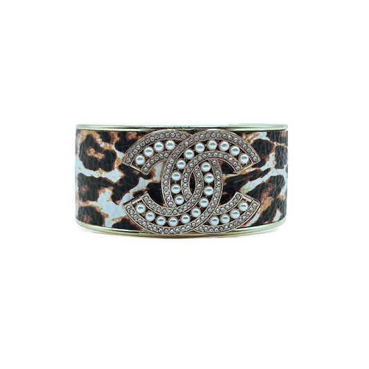 LEOPARD CC INSPIRED CUFF BRACELET