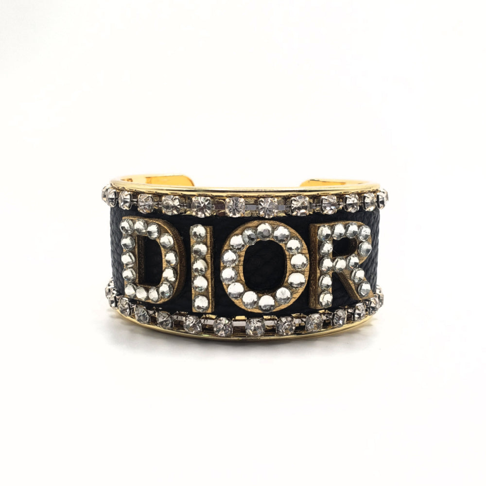 DIOR INSPIRED LETTER CUFF BRACELET