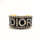 DIOR INSPIRED LETTER CUFF BRACELET