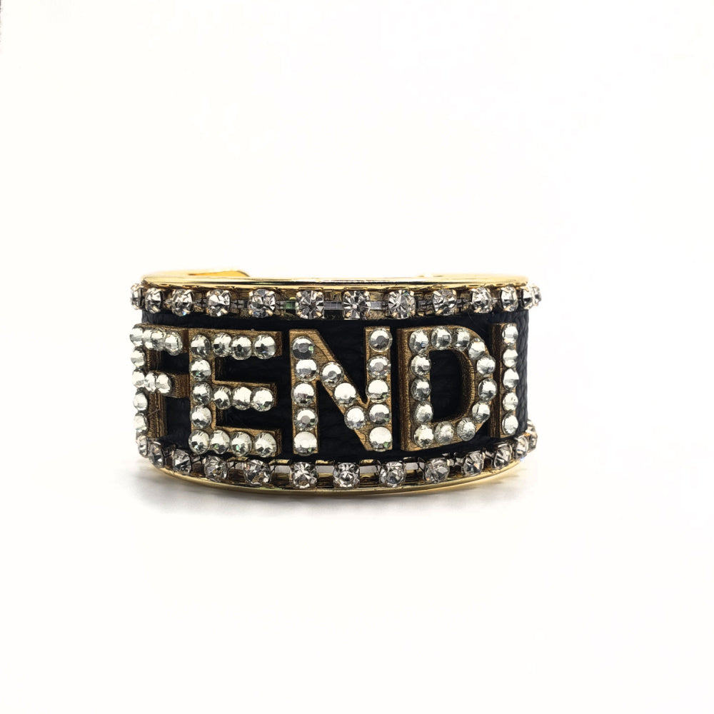 FENDI INSPIRED LETTER CUFF BRACELET