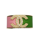 PINK AND GREEN GOLD CC CUFF BRACELET